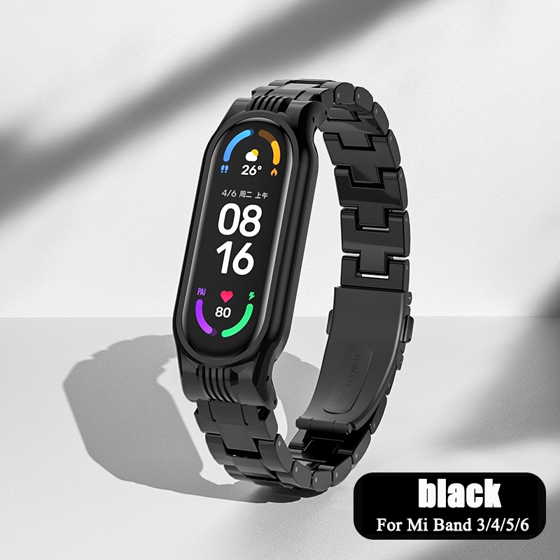 Dây Đeo Thay Thế Chất Liệu Silicon Màu Trơn Cho xiaomi mi band 7 6 xiaomi mi band 3 4 mi5 mi6 miband 6