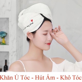 Khăn ủ khô tóc nhanh loại dày