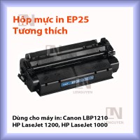 Hộp mực 15A-EP25 sử dụng cho HP LaserJet 1000/1200/1210/1220 Canon LBP 1210