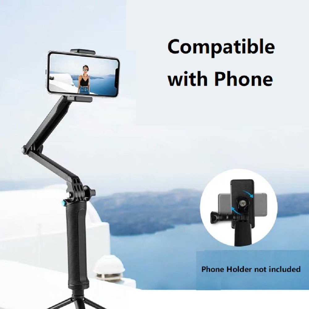 Tay Cầm/ Chân Đế Gắn Máy Ảnh Tripod Lammcou Cho GOPRO Hero 9 8 7 Osmo Yi Eken