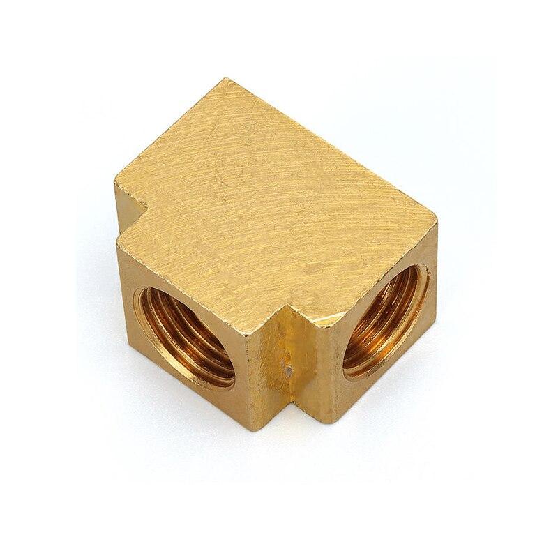 Tê ren trong đồng thau loại diầy ren 1/4.3/8.1/2