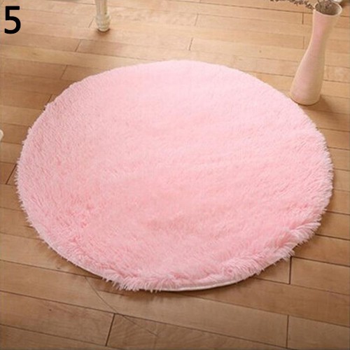 Thảm sàn nhung mềm hình tròn nhỏ đường kính 40cm/15.75&quot;