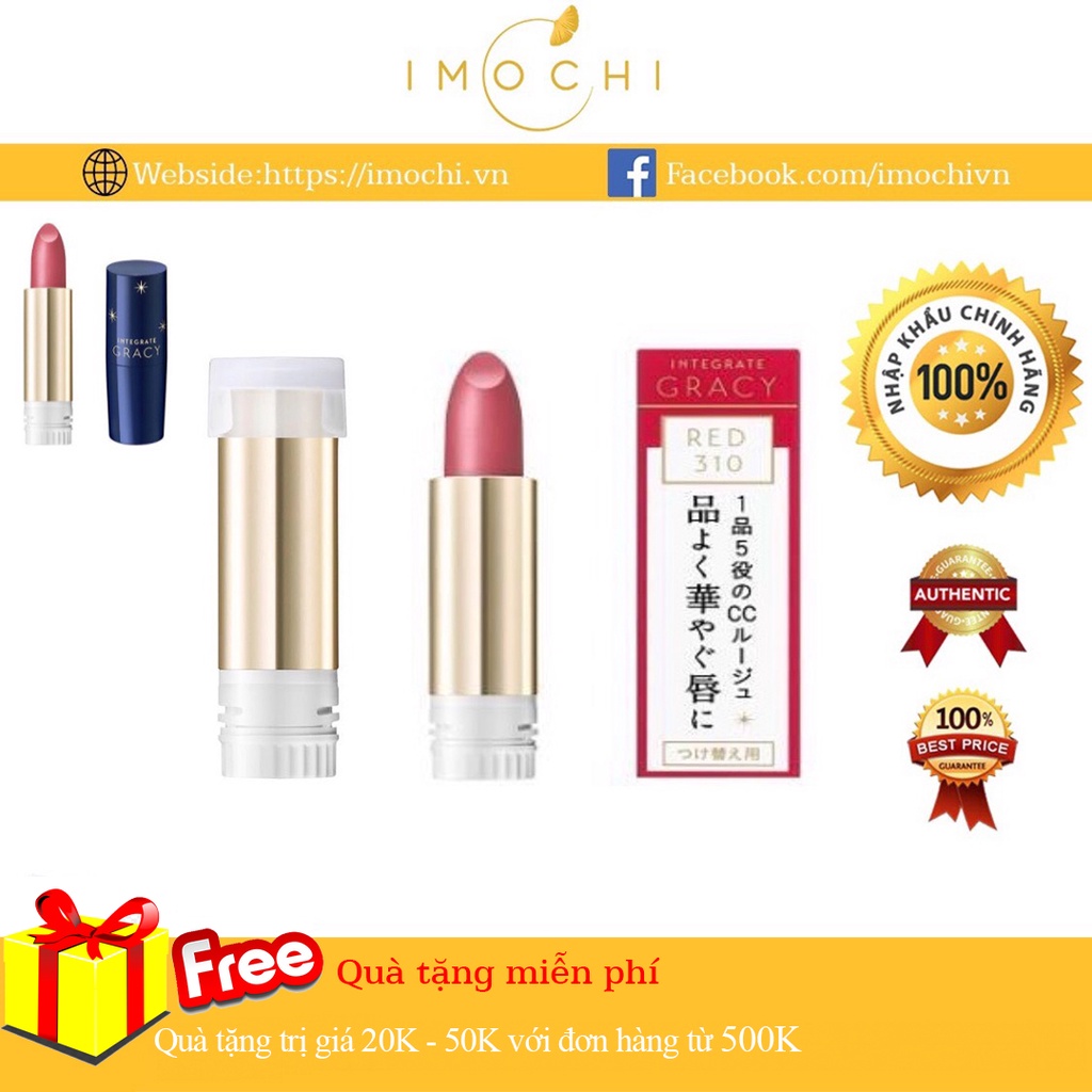 Lõi Son Shiseido Integrate Gracy 310 (Màu Đỏ Hồng)