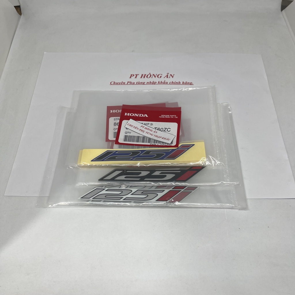 Tem sườn chữ 125i Wave 2019 nhập khẩu chính hãng Honda Thailand - PT HỒNG ÂN