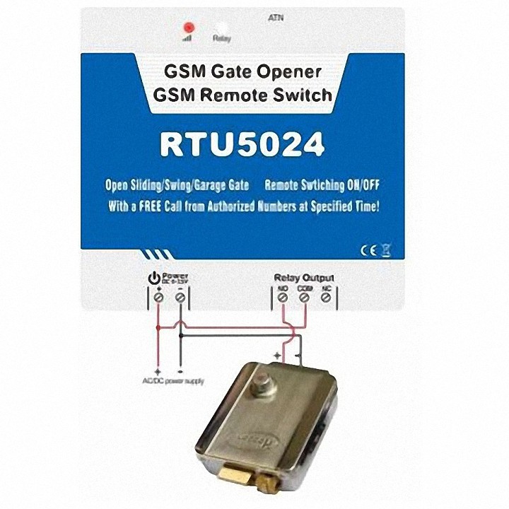 Bộ điều khiển từ xa bằng sim điện thoại 1 kênh RTU-5024