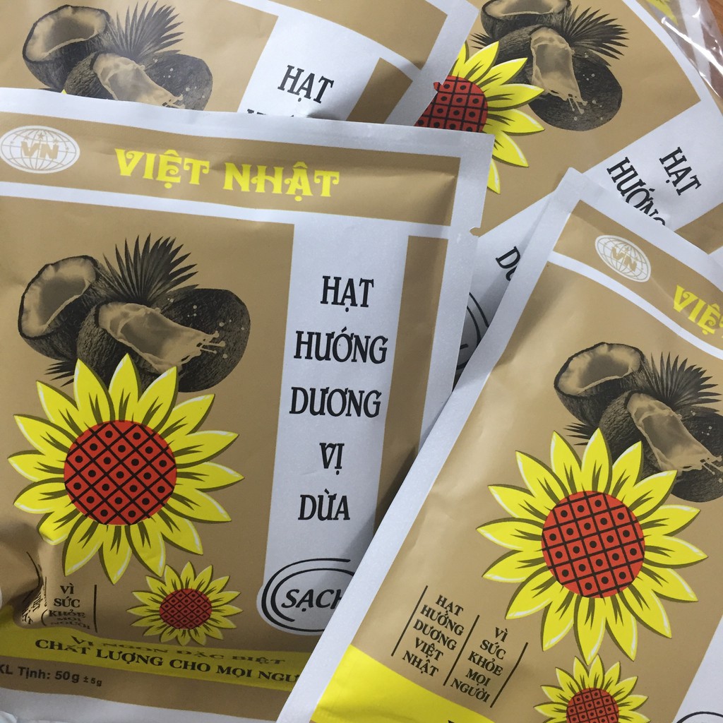 Hướng dương Việt Nhật, hạt hướng dương rang chín, muối sạch, tẩm vị thơm ngon, bùi béo và bổ dưỡng | BigBuy360 - bigbuy360.vn