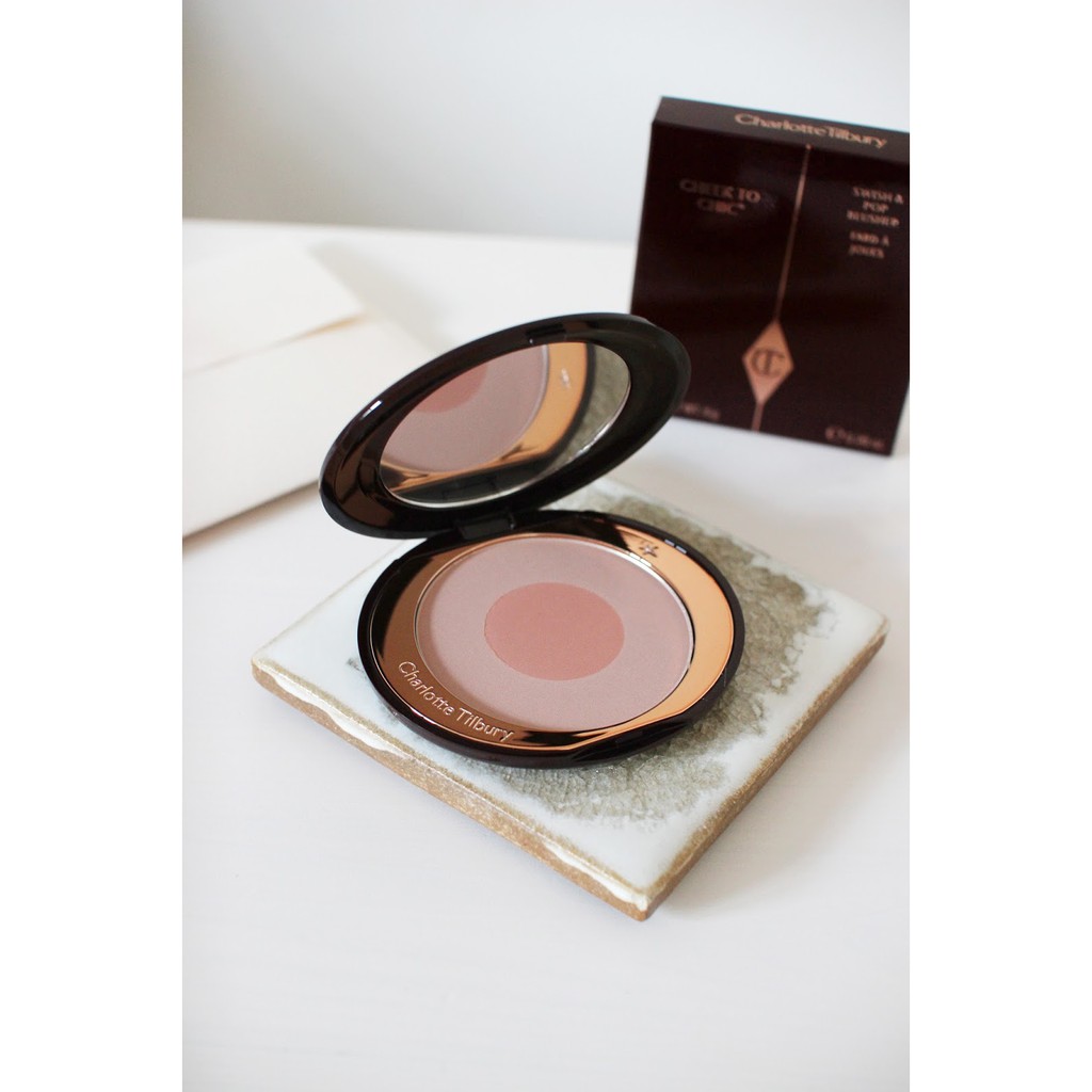 Charlotte Tilbury - Phấn Má Hồng Charlotte Tilbury Cheek To Chic SWISH &amp; POP và SWISH &amp; GLOW Blusher 8g