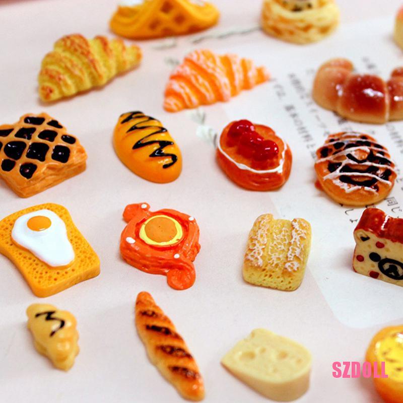 3 Mô Hình Bánh Mì Nhân Tạo Mini Ts2Szdoll Trang Trí Nhà Búp Bê