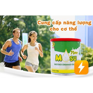 [GIÁ SỈ]Combo 4 Lon Sữa Đặc Có Đường MOSU NEW (Hộp 1KG)