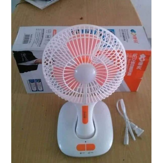 Quạt tích điện Mini ông tây để bàn F0166 sử dụng pin sạc USB tiện dụng