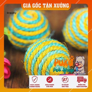 ĐỒ CHƠI CHO CHÓ 😍𝗛𝗢𝗧 𝗦𝗔𝗟𝗘😍Bóng Vải To 5cm giúp bé xả Stress khi ở nhà một mình