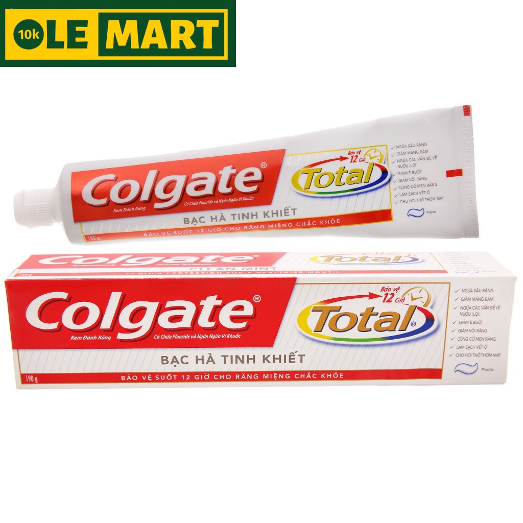 Kem đánh răng colgate total 190g