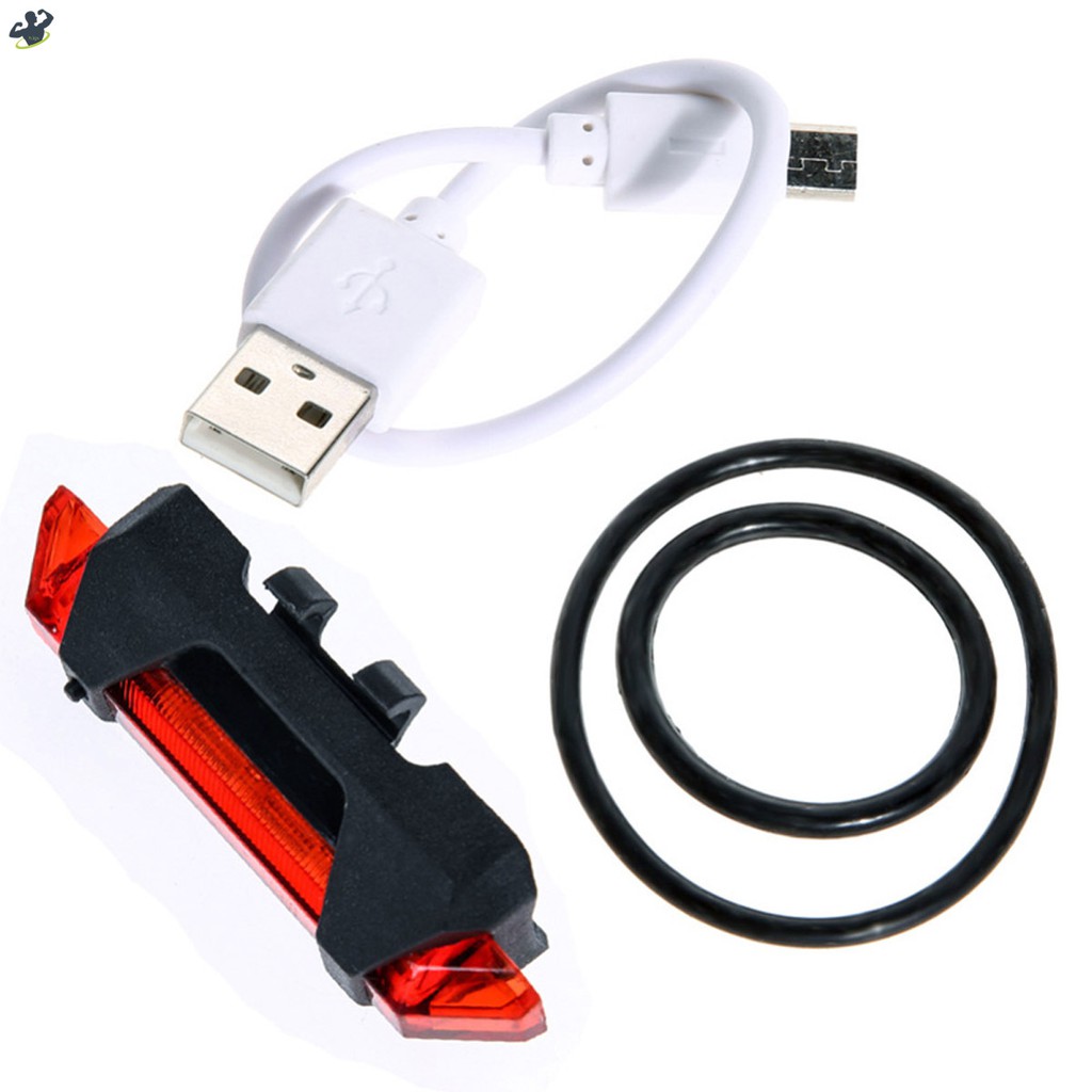 Đèn đuôi xe đạp cảnh báo an toàn tiện lợi sạc USB