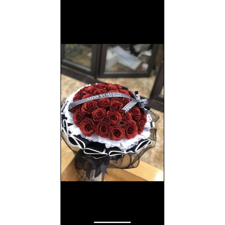 Giấy Trắng Đen Viền Kích Thước 58x58cm