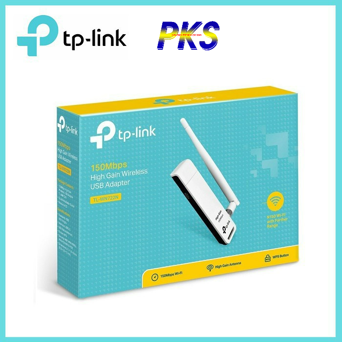 Bộ thu sóng USB wifi TP-LINK TL-WN722N 150Mbs