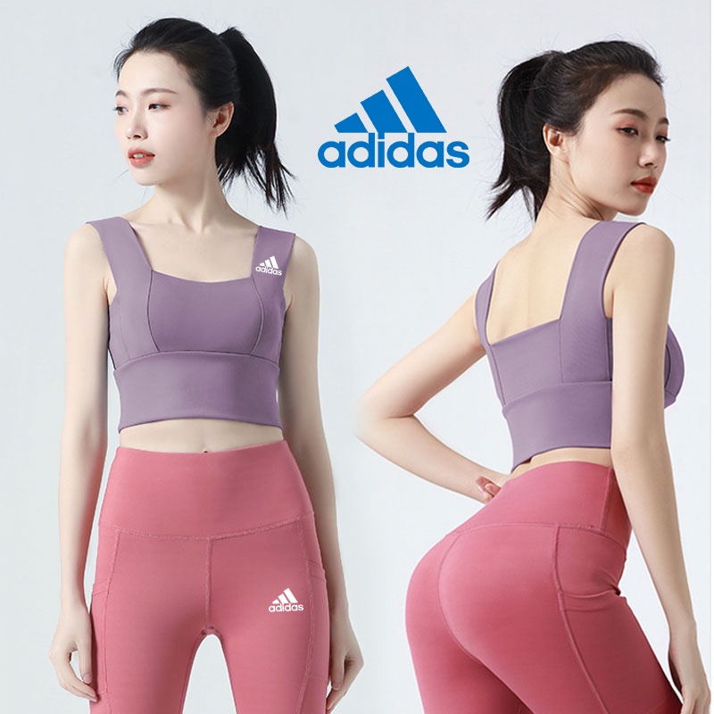 Adidas Áo bra Thể Thao Không Đường May Có Đệm Mút Nâng Ngực Dành Cho Nữ