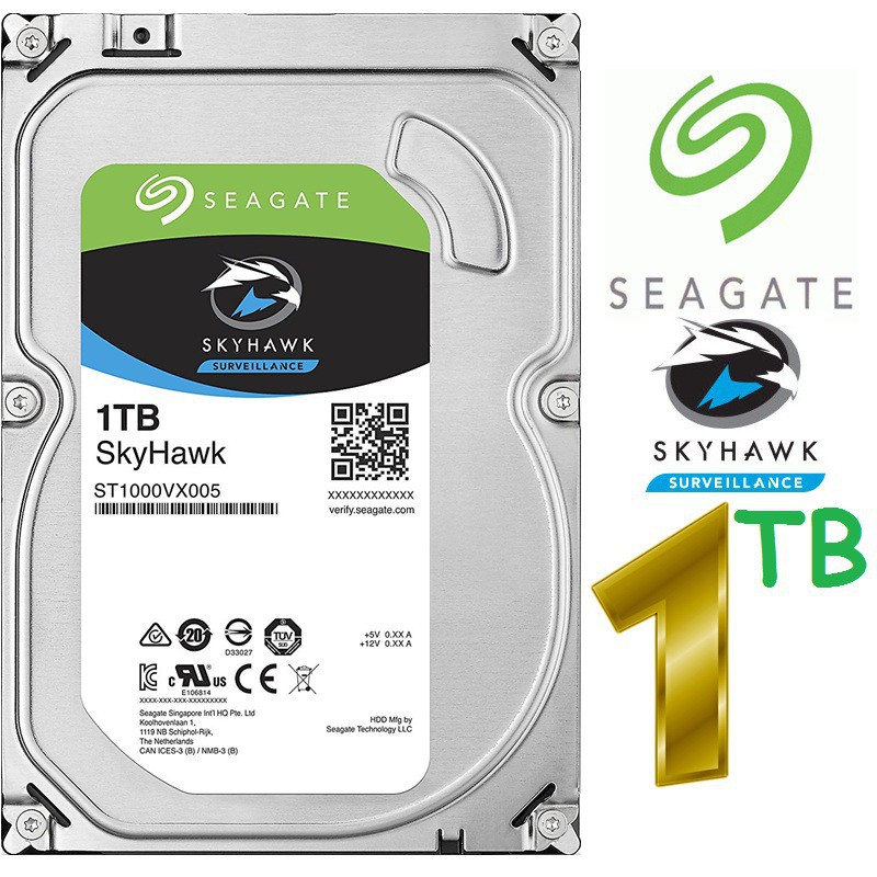 Ổ cứng HDD Seagate 1Tb 3.5 inch 7200RPM, SATA3 6GB/s, 16MB Cache