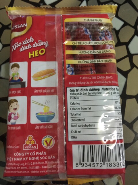 1 gói 5 cây xúc xích lớn loại 35gr gói 175gr | BigBuy360 - bigbuy360.vn