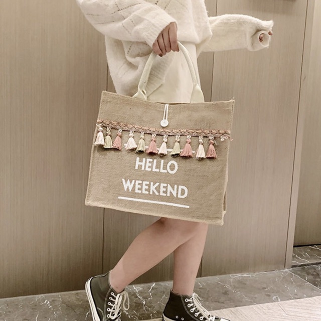 TÚI CÓI HELLO WEEKEND MẪU MỚI - HÀNG CÓ SẴN