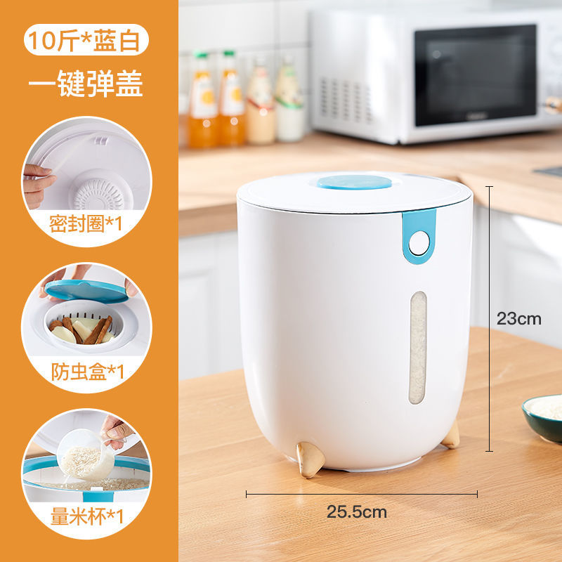 Xô Nano Đựng Gạo Chống Ẩm Và Côn Trùng 5kg / 10kg