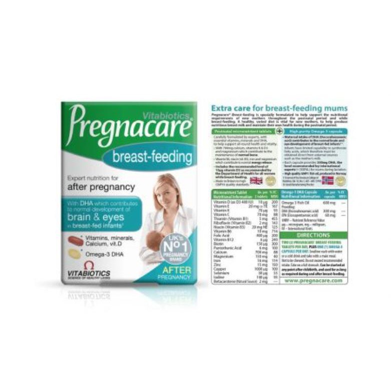 Vitamin tổng hợp sau sinh pregnacare breast-feeding - ảnh sản phẩm 2