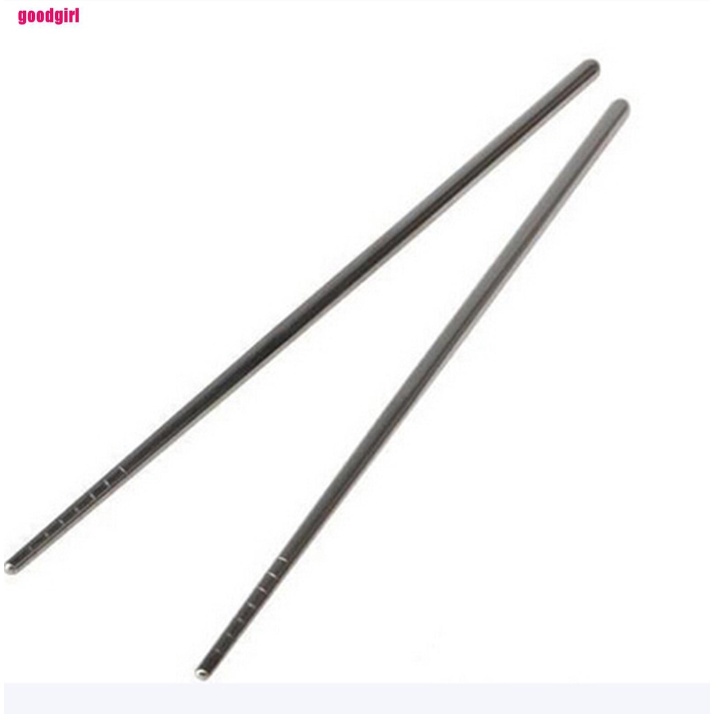 Good 2 Pair Chinese Stylish Non-Slip Design Chop Sticks Stainless