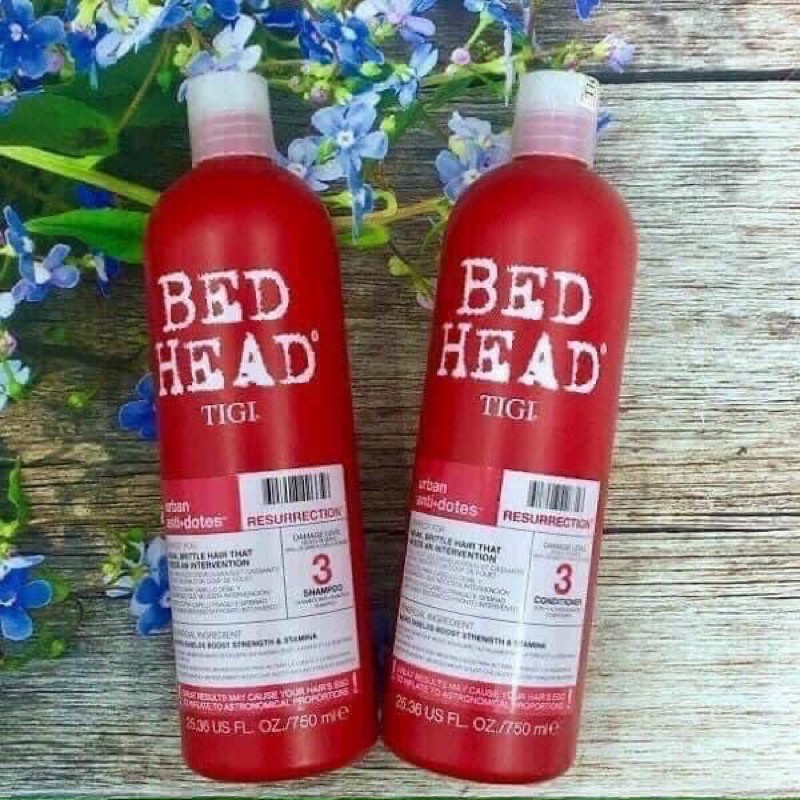 Cặp dầu gội tigi BED HEAD TIGI URBAN ANTIDOTES  750ml