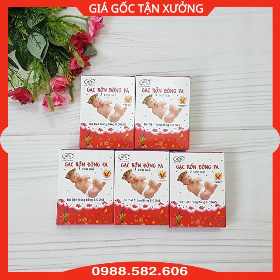 [COMBO] 10 Hộp Gạc/Tưa Lưỡi Đông Fa + 5 Hộp Băng Rốn Đông Fa Cho Bé