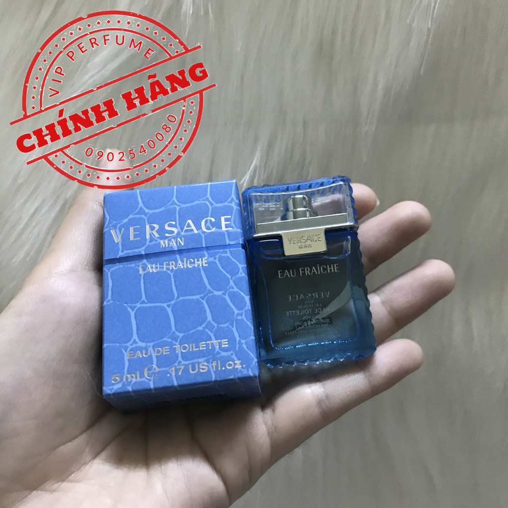 Nước hoa nam chính hãng Versace Man Eau Fraiche EDT 5ml | BigBuy360 - bigbuy360.vn