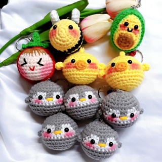 [Handmade] Móc khóa len, móc khóa hình thú dễ thương