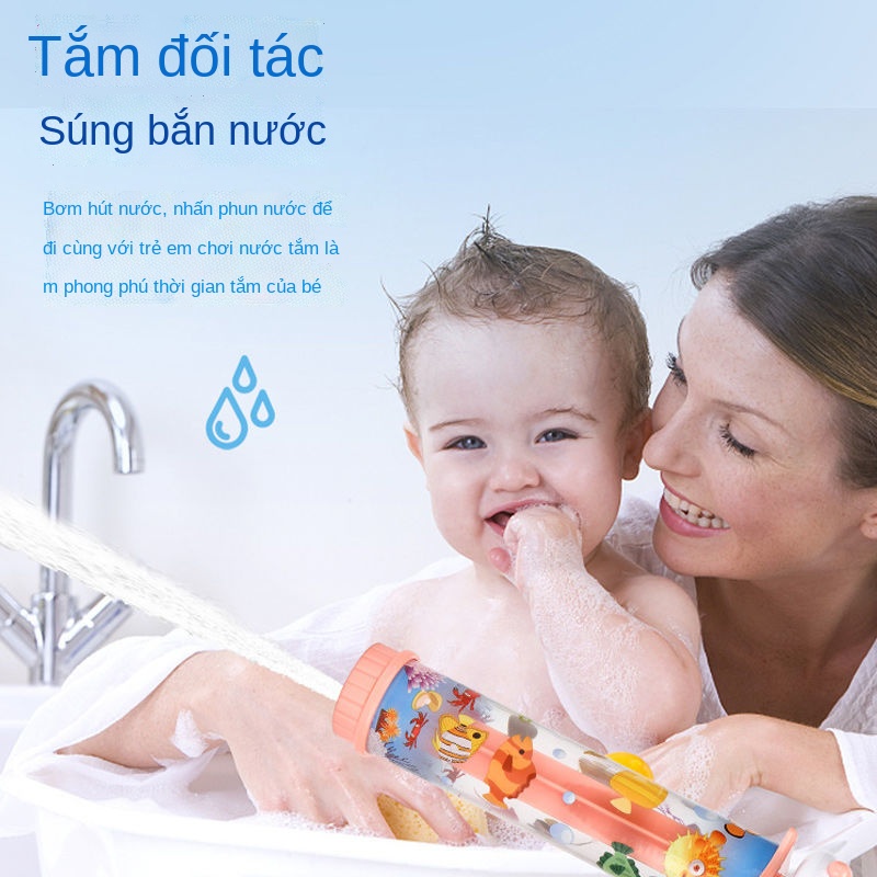 ﺴĐộng vật trẻ em vòi rồng cá sấu cá mập máy bơm nước mùa hè bé trai và bé gái chơi trong nước tắm bãi biển bể bơi đồ chơ
