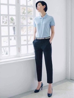 Quần âu nữ cạp cài uniqlo