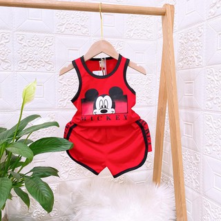 Bộ ba lỗ mickey núp cho bé gái