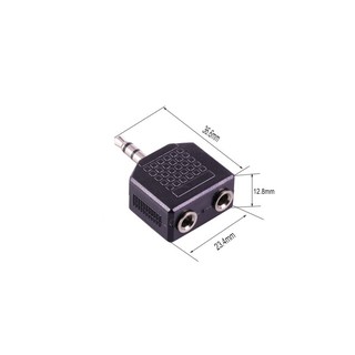 Jack chia 1 ra 2 cổng audio 3.5 mm