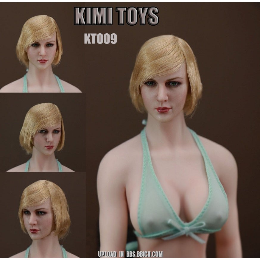 Mô hình đầu nữ Head Female KT004 KT005 KT006 KT007 KT008 KT009 tỉ lệ 1/6 KIMI TOYS