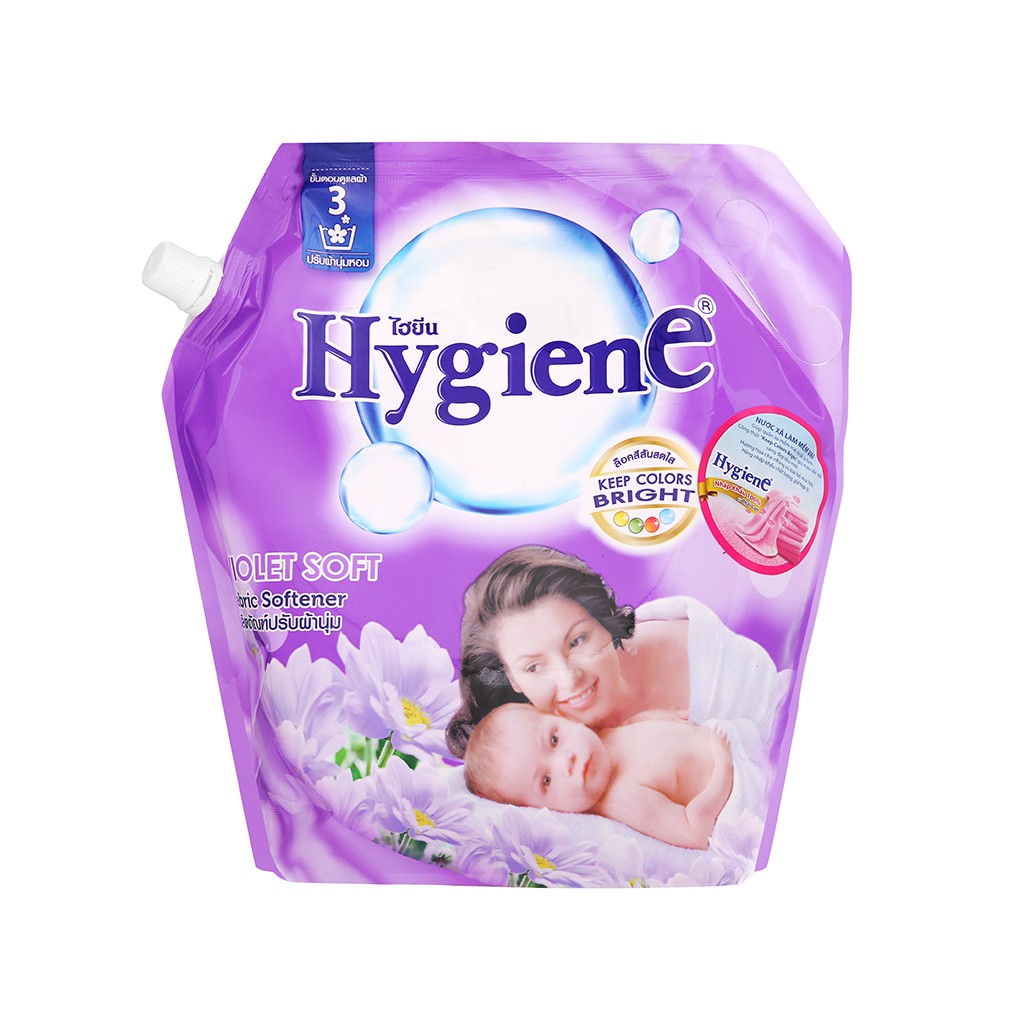 Nước xả cho bé Hygiene Violet Soft túi 1.8 lít