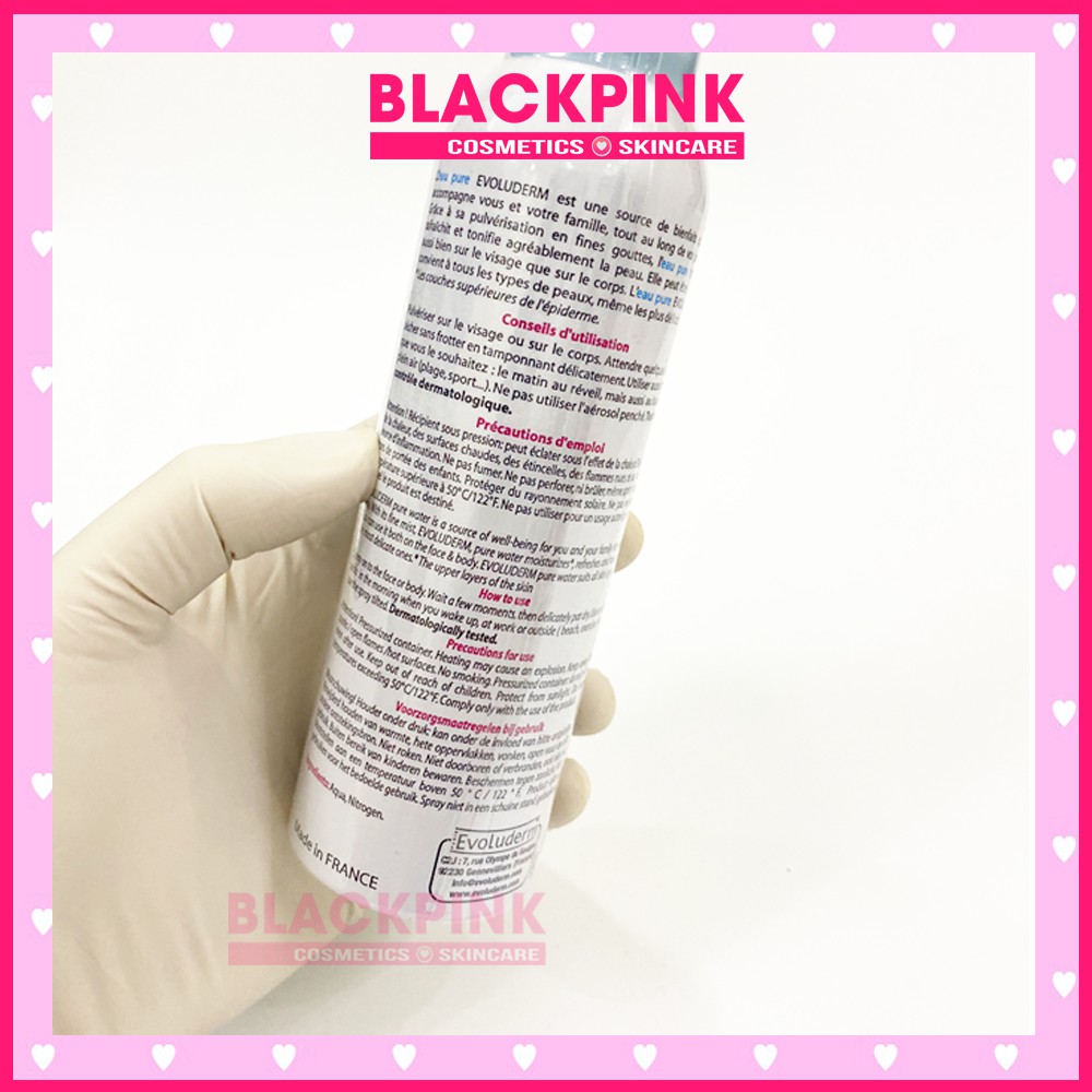 Xịt khoáng Evoluderm Atomiseur Eau Pure - Dưỡng da, cấp ẩm sâu, giảm kích ứng, hàng chính hãng Pháp | BigBuy360 - bigbuy360.vn