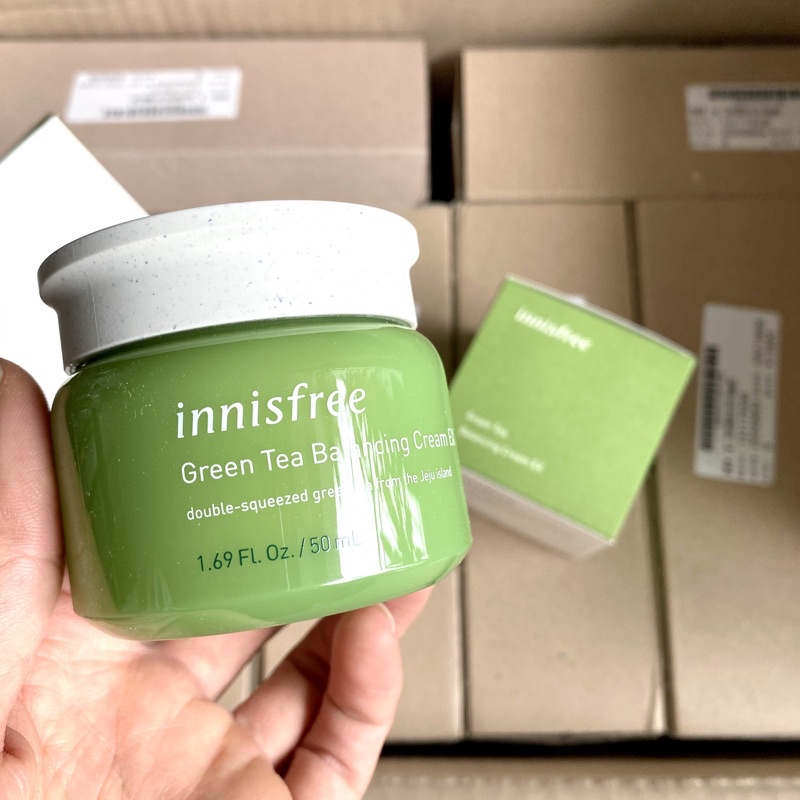 Kem Dưỡng Ẩm Innisfree Green Tea Balancing Cream Ex 50ml