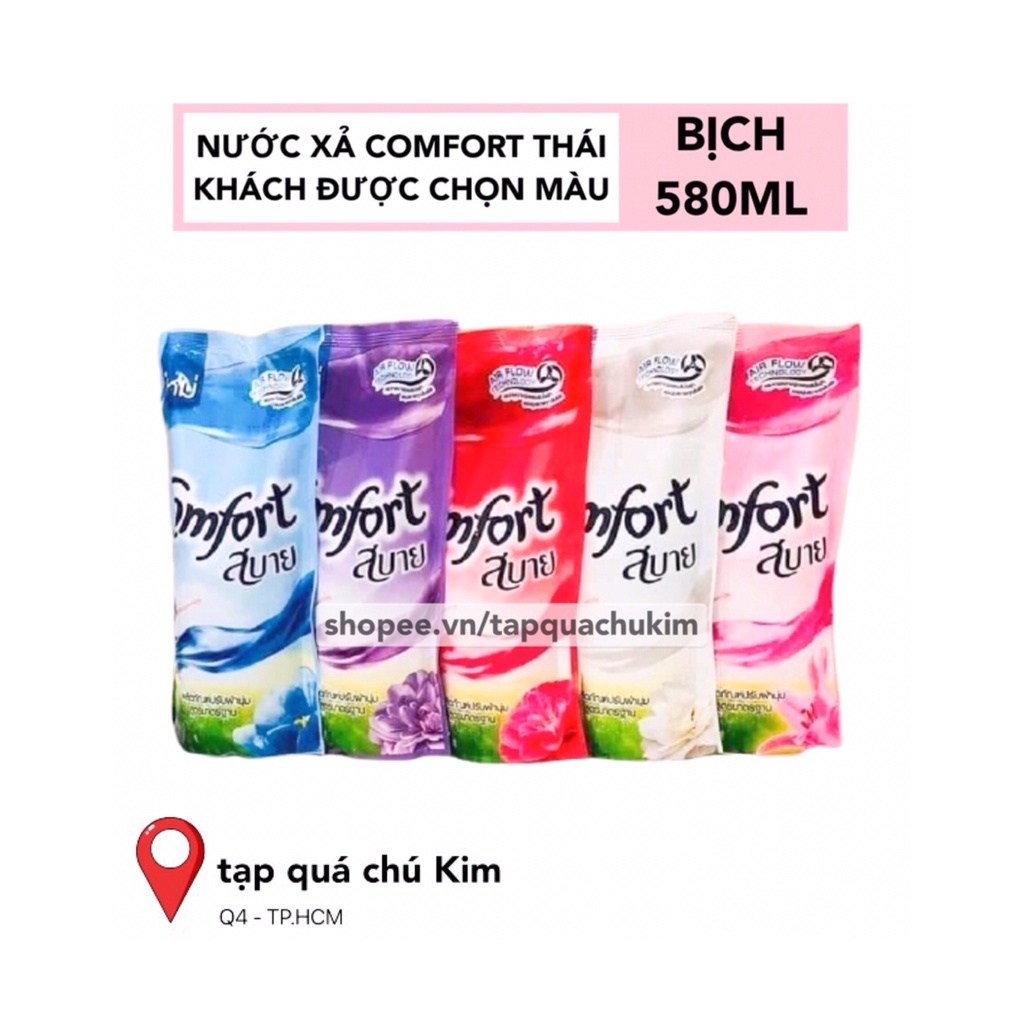 Nước xả COMFORT Thái Lan Túi 580ML