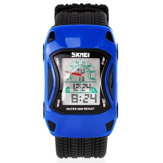 Đồng Hồ Trẻ Em Skmei 09KW61 Dây Nhựa Hình Xe Đua Thời Trang