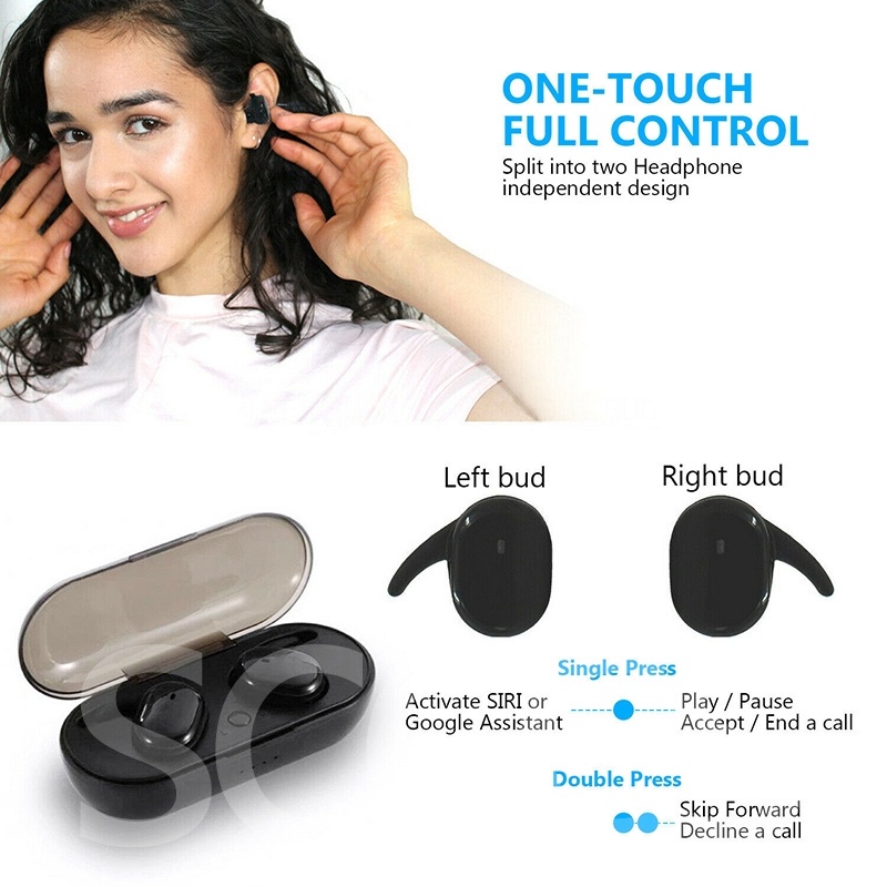 Tai Nghe Bluetooth 5.0 Y30 tws Có Mic Cho Android ios