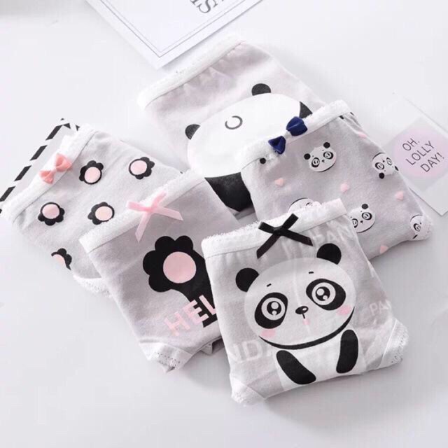 Combo4 Quần lót nữ Gấu trúc siêu cưng, cực dễ thương