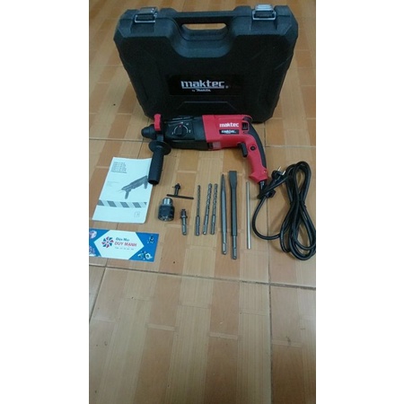 Máy khoan bê tông MATÊCH kèm phụ kiện