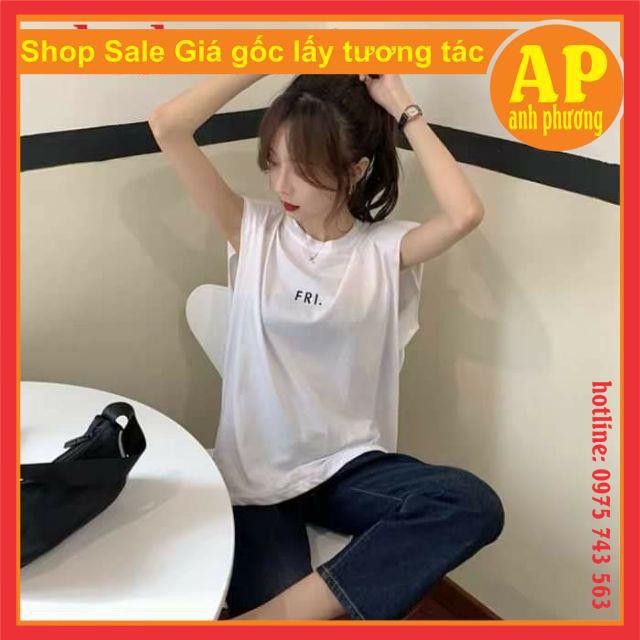 Áo tank top Fri☘️Áo Ba lỗ Thể Thao Dáng Rộng Không Tay Thời Trang Mùa Hè Cho Học Sinh