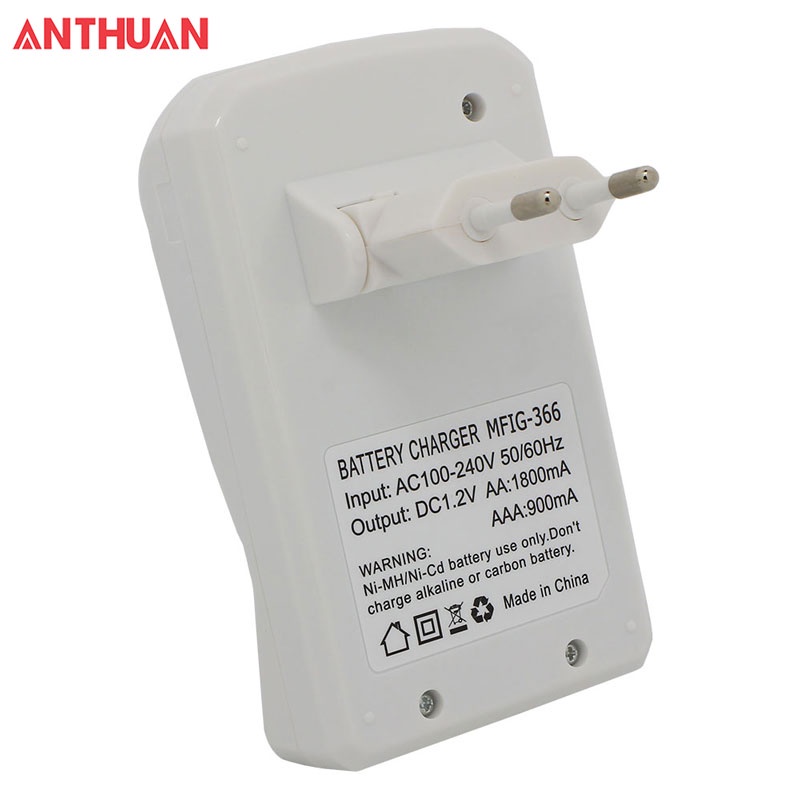 Máy sạc SealPower MFIG-366 / MFIG-367 máy sạc nhanh, Pin sạc AA 3300mAh / AAA 1300mAh, Pin tiểu, đũa có màn hình LCD