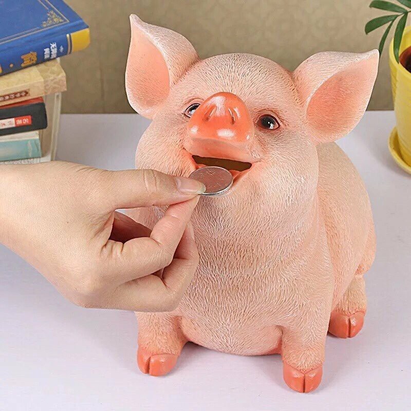 Lợn Heo Tiết Kiệm Đút Tiền 3D Cao Cấp(Sứ)