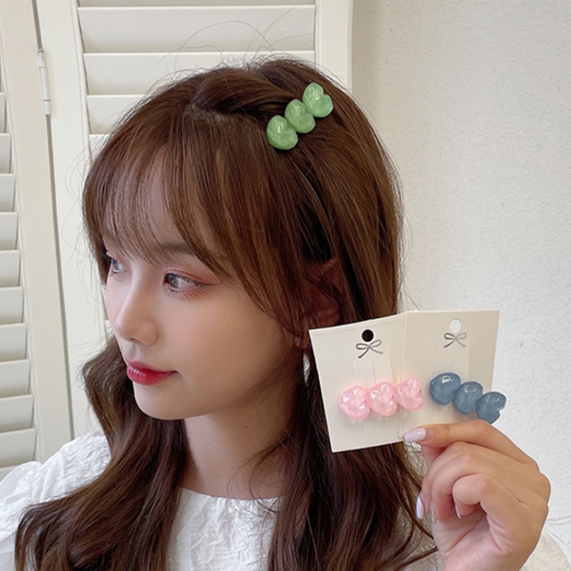 Kẹp Tóc Hình Trái Tim Dễ Thương Phong Cách Hàn Quốc