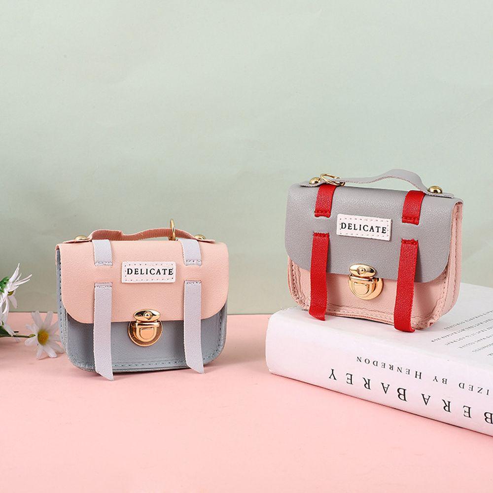 Ví Đựng Tiền Xu Mini Có Móc Khóa Xinh Xắn Cho Bé Gái