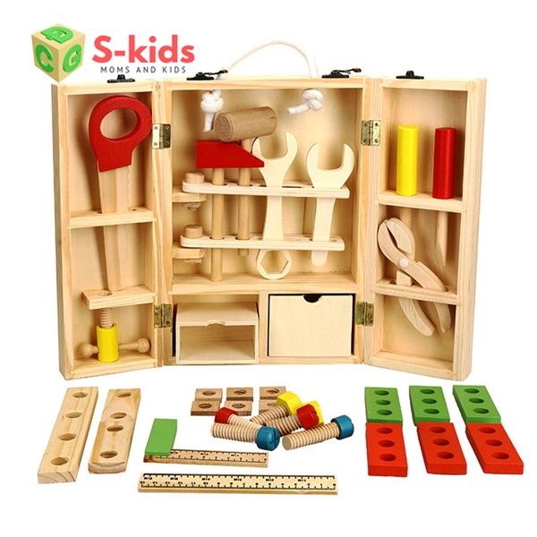 [Mã LIFETOYS1 giảm 30K đơn 99K] Đồ Chơi Gỗ S-Kids, Bộ Dụng Cụ Sửa Chữa.