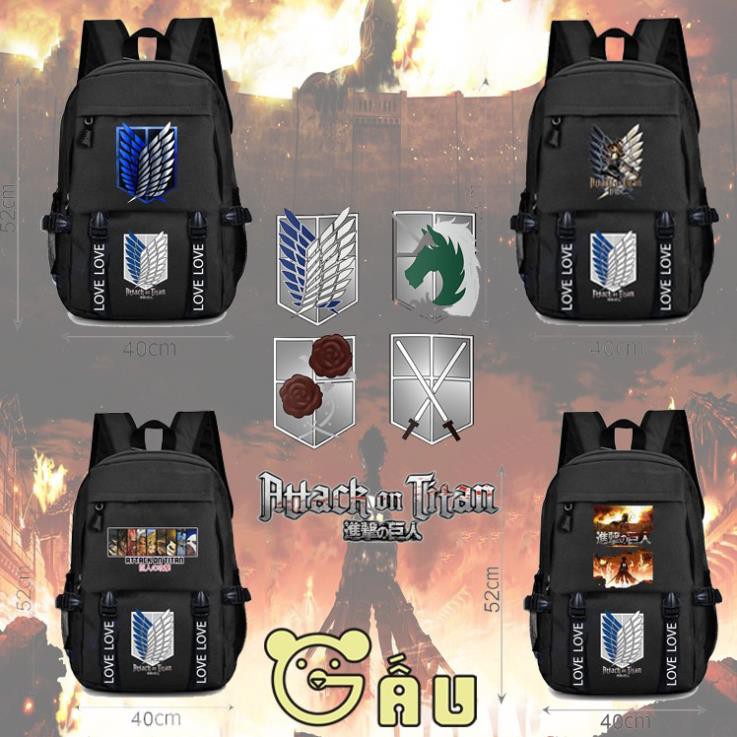 CỰC HÓT BST balo in hình ATTACK ON TITAN ANIME độc đẹp giá rẻ -Limited! / siêu hót bán chạy